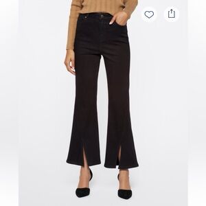 1822 Denim Davey High Rise Slim Boot cut with Front Slit